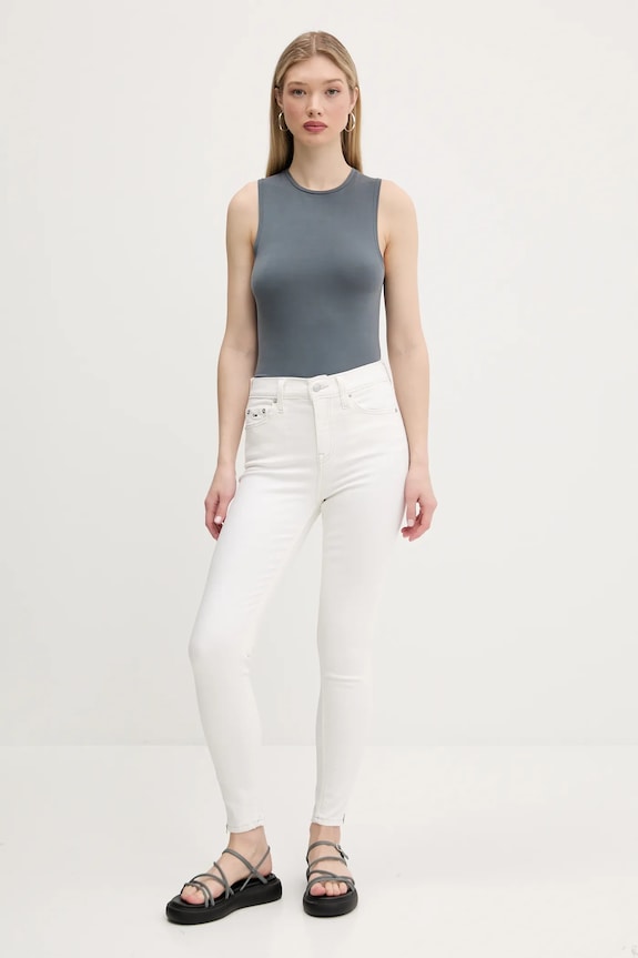 Tommy Jeans jeansy DW0DW20029 beżowy SS25