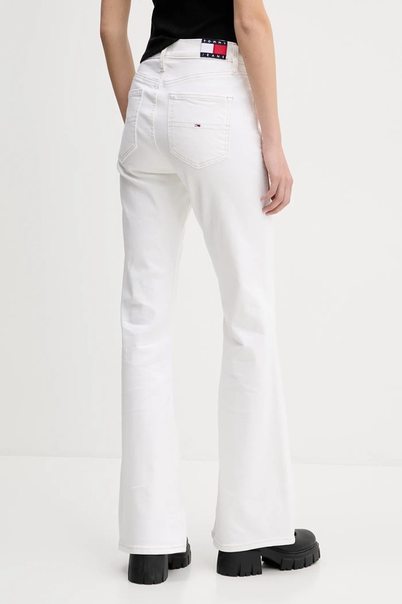 Odzież Tommy Jeans jeansy DW0DW20032 biały