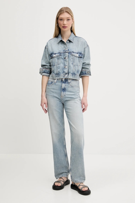 Kavbojke Tommy Jeans DW0DW20593 modra SS25