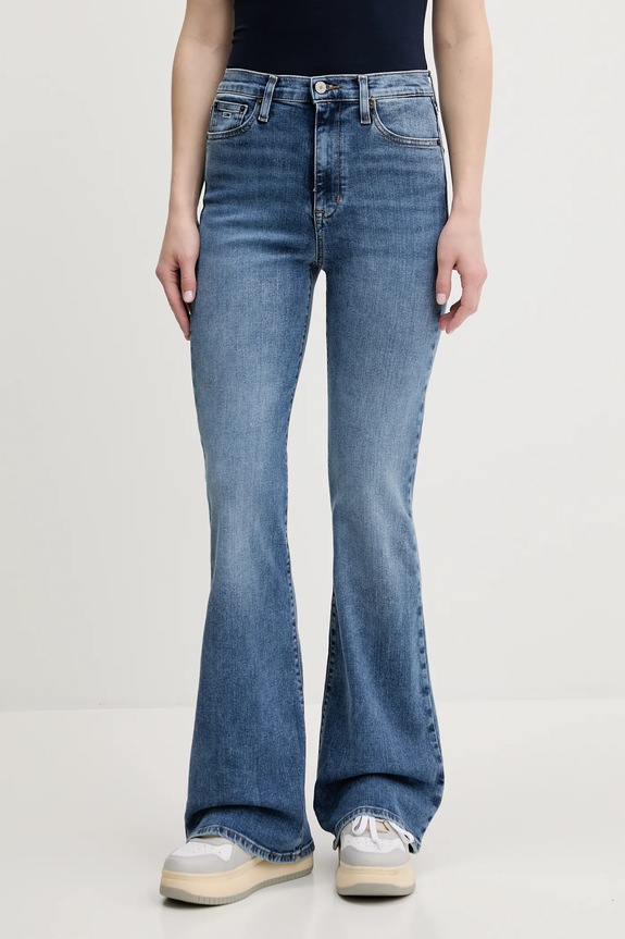 Kavbojke Tommy Jeans Prijazno od planeta modra DW0DW20654