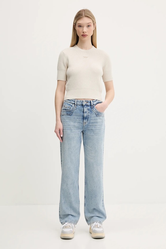Kavbojke Tommy Jeans DW0DW21418 modra SS25