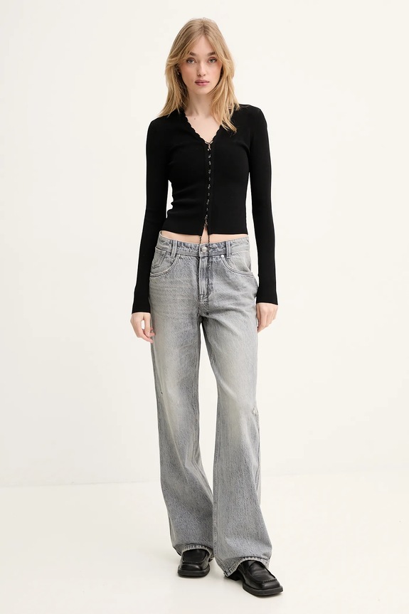 Miss Sixty jeansy 6S1JJ2800T szary SS25