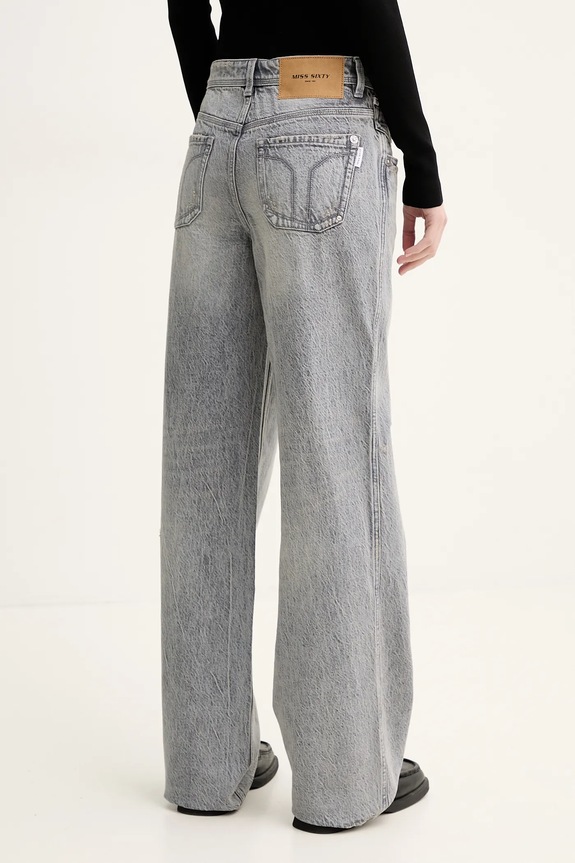 Odzież Miss Sixty jeansy 6S1JJ2800T szary