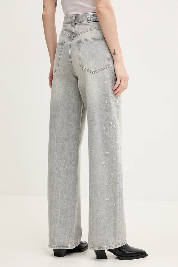 Odzież Miss Sixty jeansy 6S1JJ47700 szary