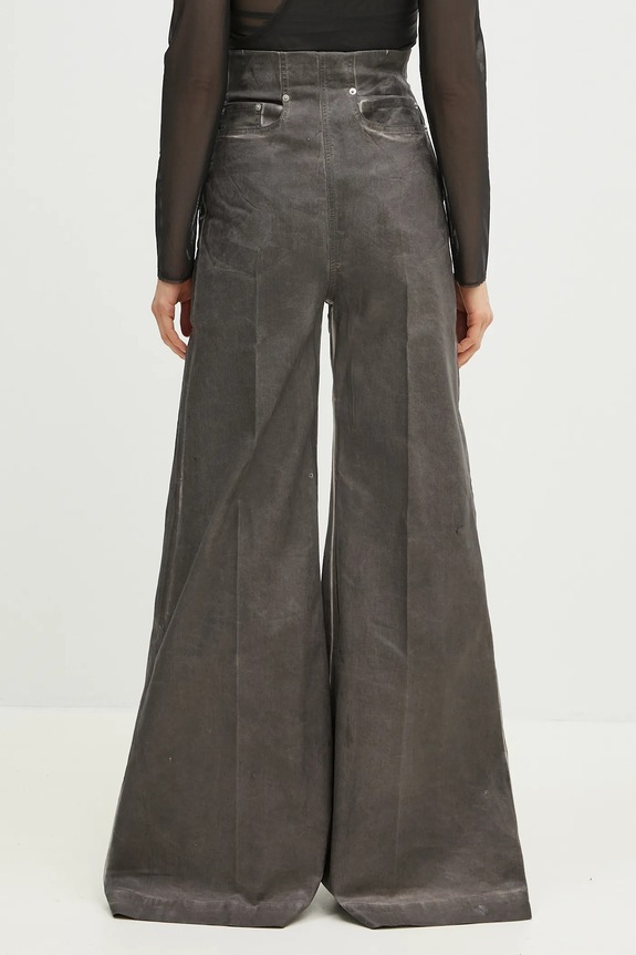 Odzież Rick Owens DRKSHDW spodnie Dirt Cooper DS01E3303.SCF szary