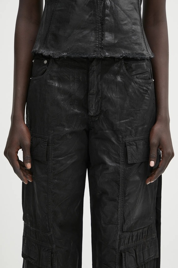 Rick Owens DRKSHDW trousers Double Cargo black DS01E3308.PF