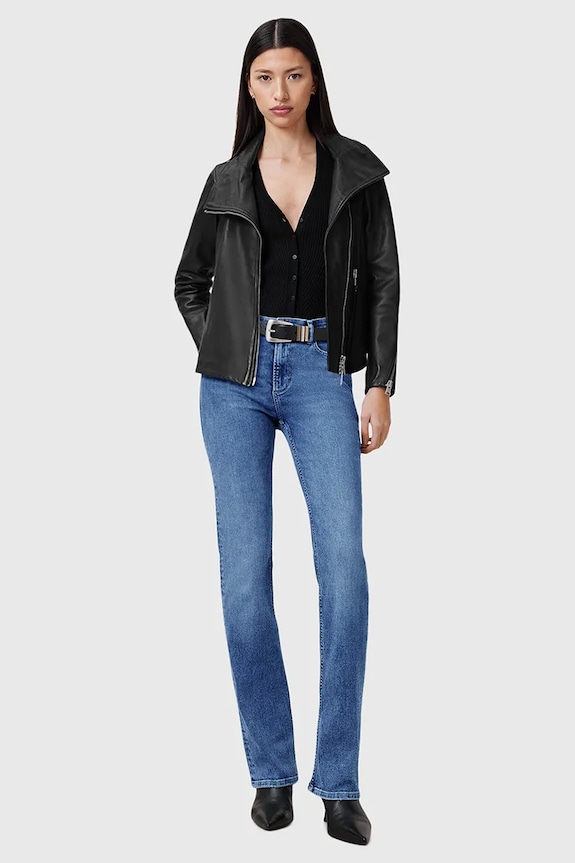AllSaints jeansy HALDAN niebieski W010EC