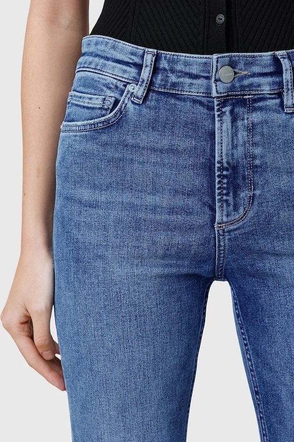 Odzież AllSaints jeansy HALDAN W010EC niebieski