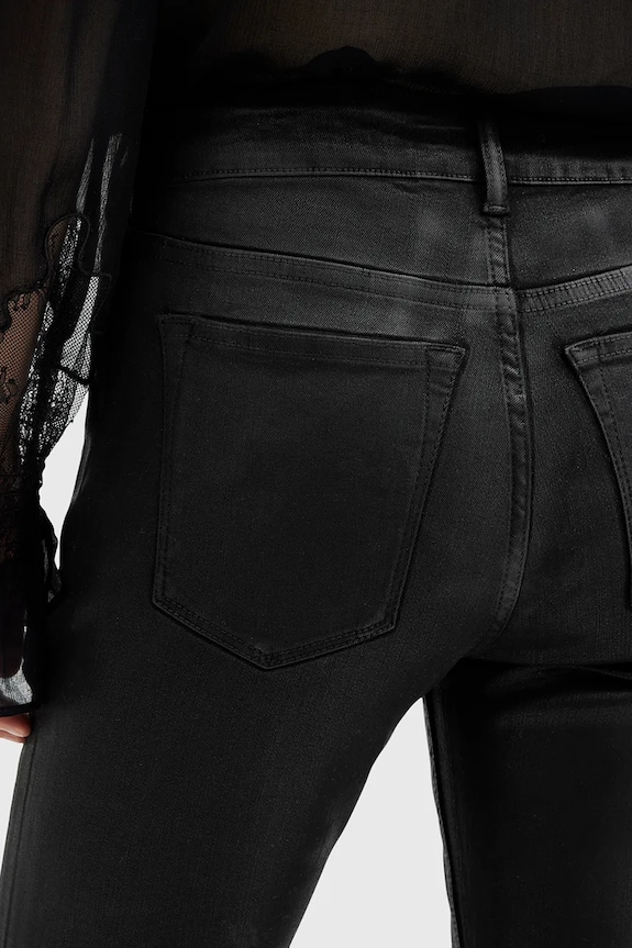 AllSaints jeansy HALDAN czarny W014EC