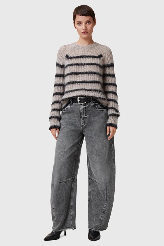 AllSaints jeansy bawełniane JETT W043EC