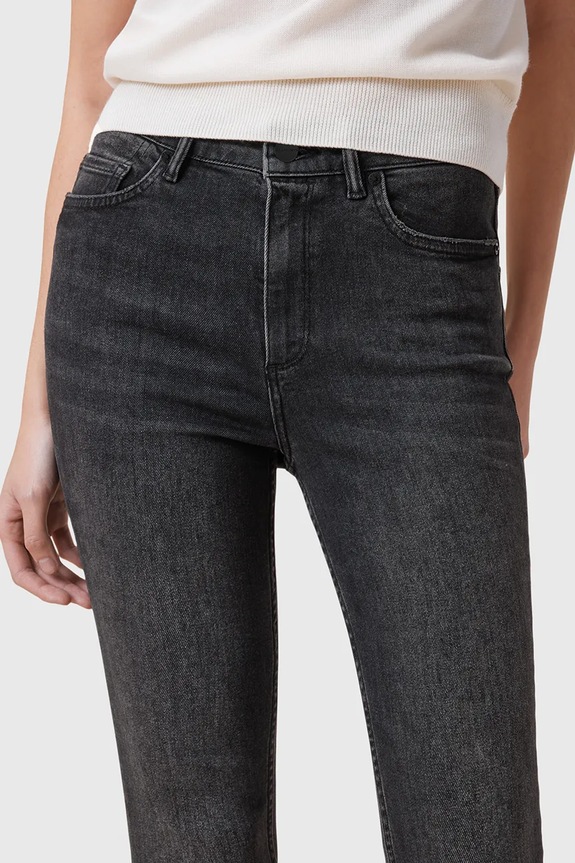 Odzież AllSaints jeansy MILLER W081EC czarny