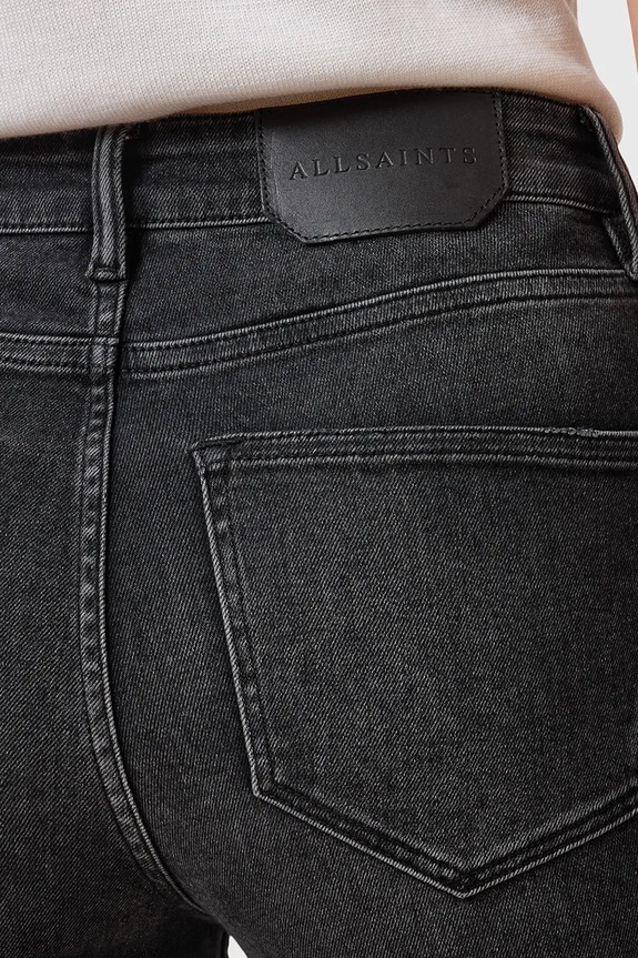 AllSaints jeansy MILLER czarny W081EC
