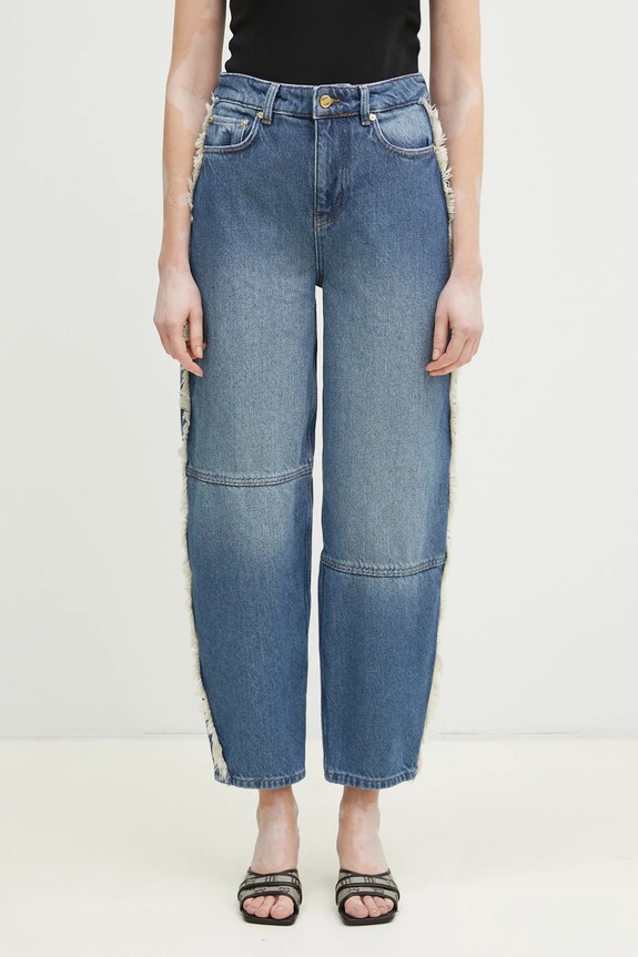GANNI jeansy Heavy Denim Stary niebieski J1602