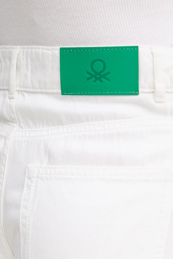 United Colors of Benetton pantaloni alb 4LEDDF09P