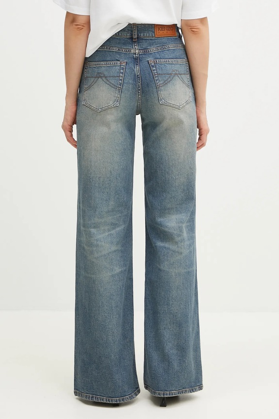 Odzież Kenzo jeansy FF52DP2176S7.DS niebieski