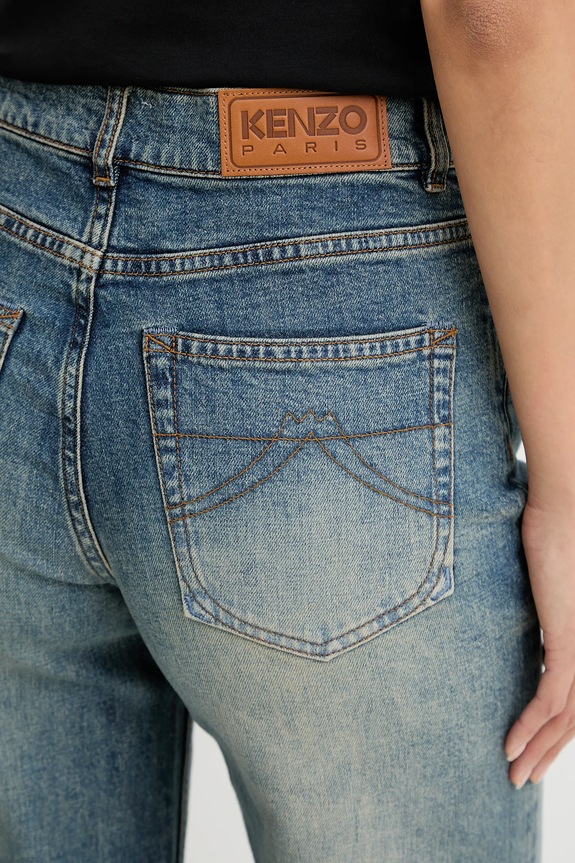Kenzo jeansy niebieski FF52DP2176S7.DS