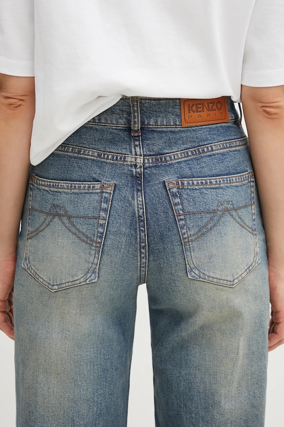 Kenzo jeansy niebieski FF52DP2176S7.DS