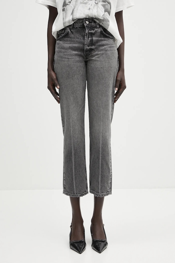 Anine Bing jeansy Kate Jean high szary A.06.11158