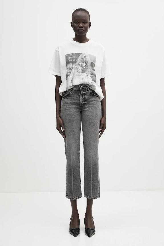 Anine Bing jeansy Kate Jean A.06.11158 szary