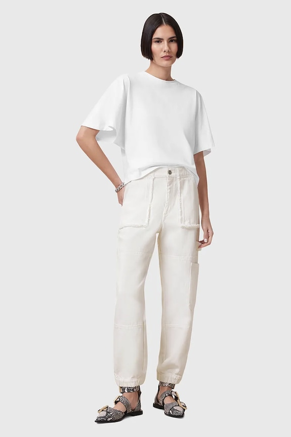 Traperice AllSaints MILA FRAY visoki bijela W007TC