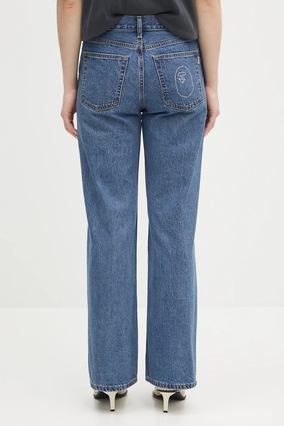 Одяг Джинси A Bathing Ape Crystal Ape Head Flare Denim 1L30250002 блакитний