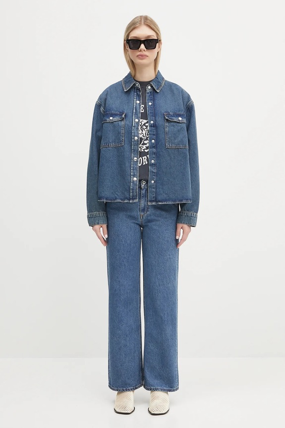 Джинси A Bathing Ape Crystal Ape Head Flare Denim 1L30250002 блакитний