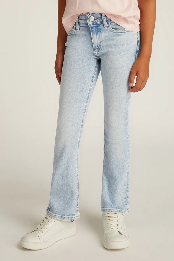 Calvin Klein Jeans jeansy dziecięce MR FLARE niebieski IG0IG02709.PPYA