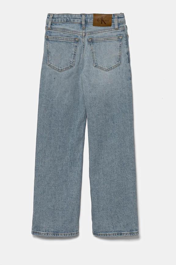 Calvin Klein Jeans jeans copii HR WIDE IG0IG02711.PPYA albastru SS25