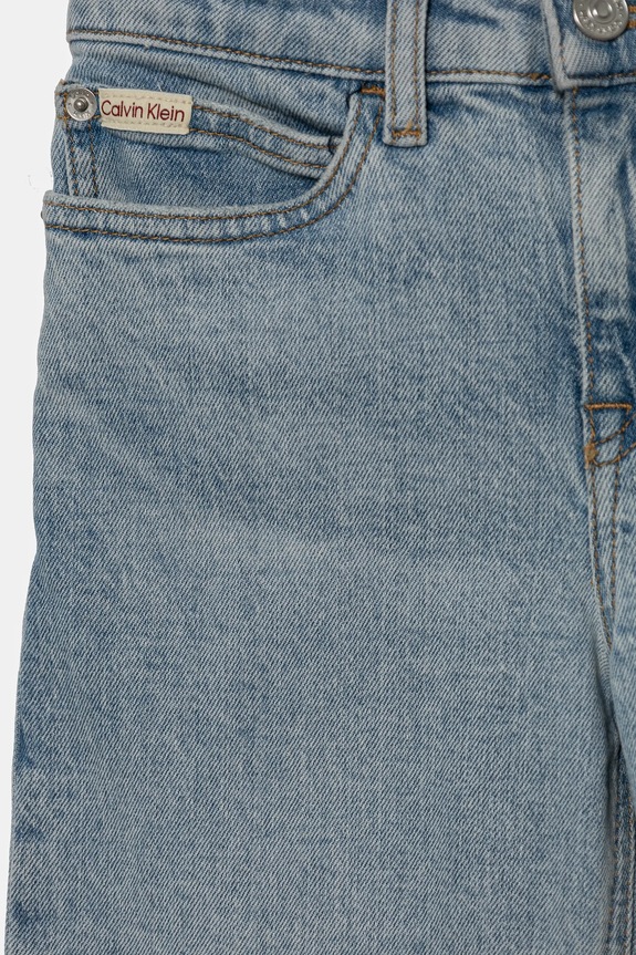 Fete Calvin Klein Jeans jeans copii HR WIDE IG0IG02711.PPYA albastru