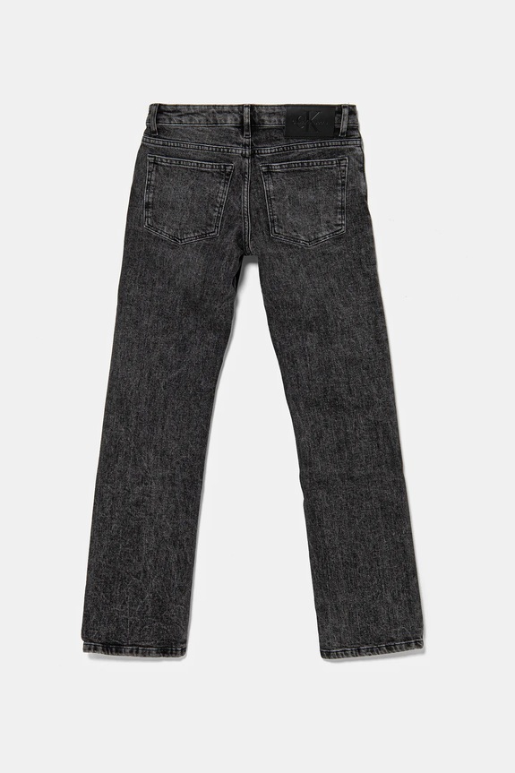 Calvin Klein Jeans jeans per bambini HR WIDE IG0IG02714.PPYA nero SS25