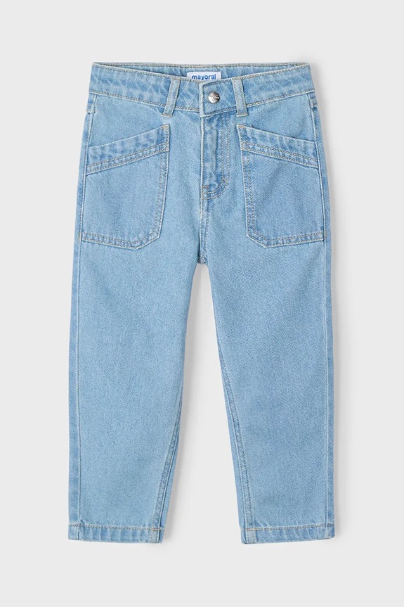 Otroške kavbojke Mayoral mom fit 3554.6F.Mini.PPYA modra SS25