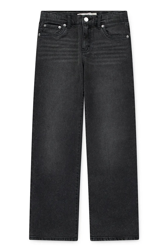 Levi's jeansy dziecięce WIDE LEG JEANS Planet friendly czarny 3EG381