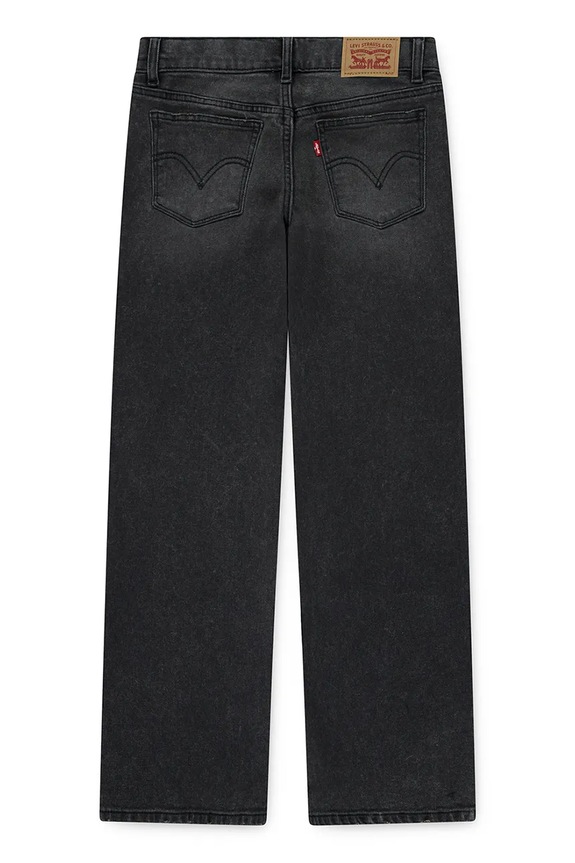 Levi's jeansy dziecięce WIDE LEG JEANS 3EG381 czarny AW25