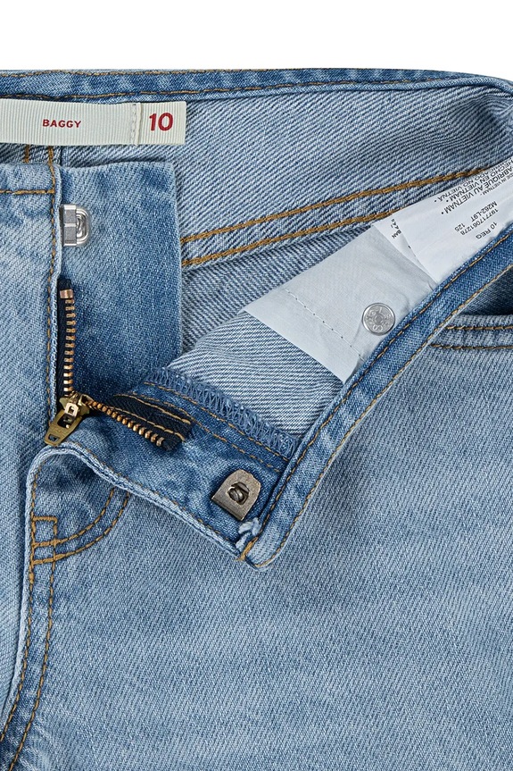 Otroške kavbojke Levi's LOW RISE BAGGY modra 4EM262