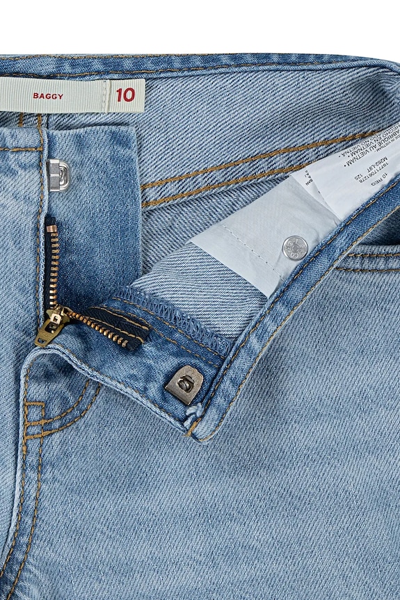 Otroške kavbojke Levi's LOW RISE BAGGY modra 4EM262