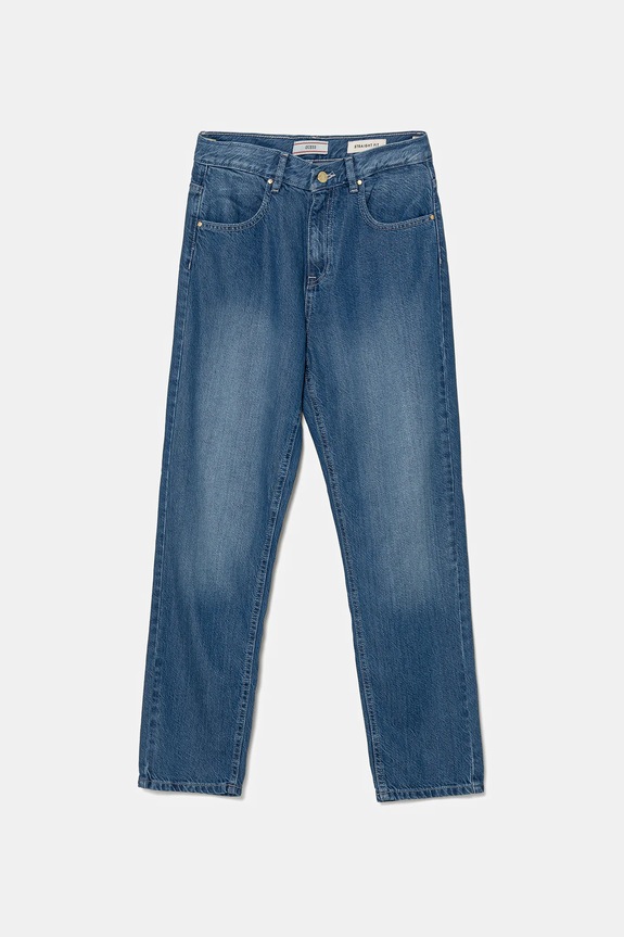 Παιδικά τζιν Guess Planet friendly σκούρο μπλε J5GA01.D4MU2.PPYA