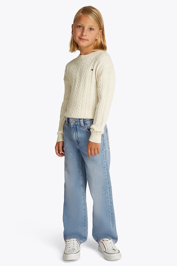 Tommy Hilfiger jeans per bambini GIRLFRIEND AUTHENTIC jeans blu KG0KG08402.PPYA