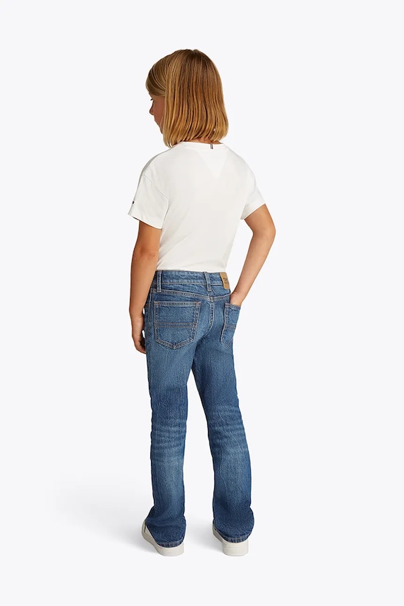 Dječje traperice Tommy Hilfiger FLARE plava KG0KG08407.PPYA