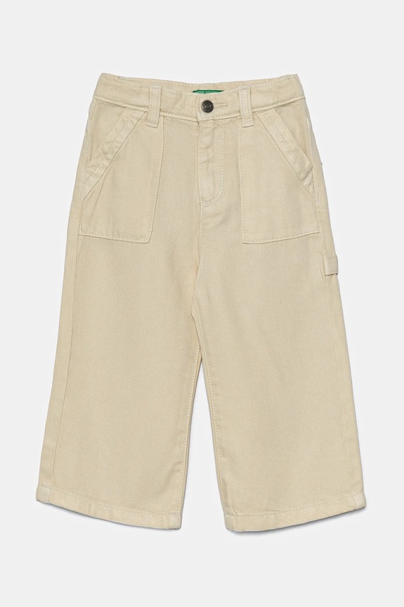 Otroške kavbojke United Colors of Benetton Prijazno od planeta bež 41AQGE02H.P.Seasonal