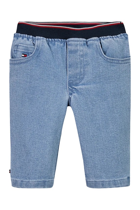 Tommy Hilfiger baba farmer MICRO GLOBAL farmernadrág kék KN0KN01951.PPYA