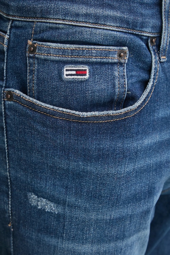 Rifle Tommy Jeans modrá DM0DM20570