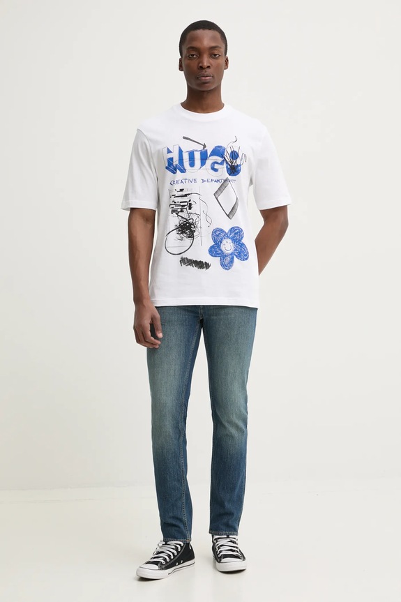 HUGO Blue jeansy 50529133 niebieski SS25