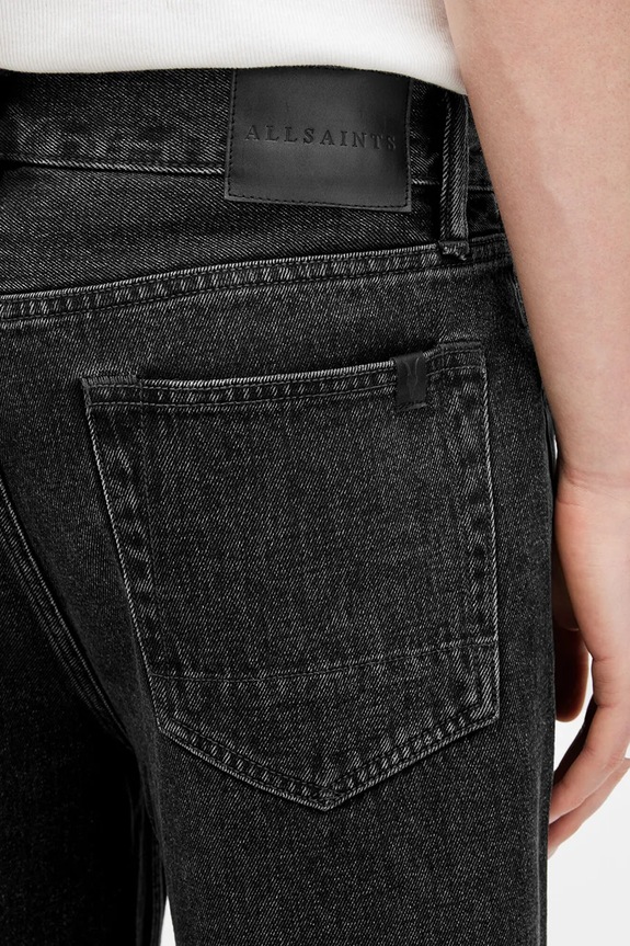 AllSaints jeans in cotone LENNY nero M011EA