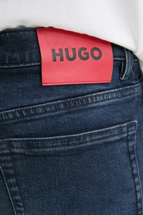 HUGO jeansy granatowy 50530610