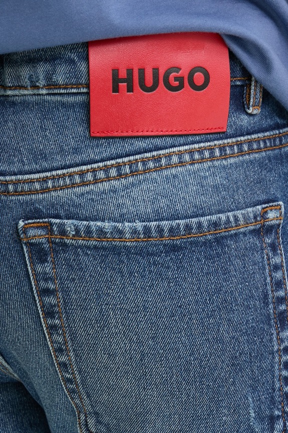HUGO jeansy niebieski 50530633