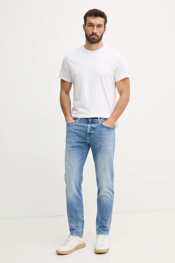 BOSS Orange jeansy 50532543 niebieski SS25