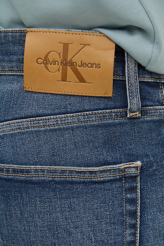 Kavbojke Calvin Klein Jeans mornarsko modra J30J326518
