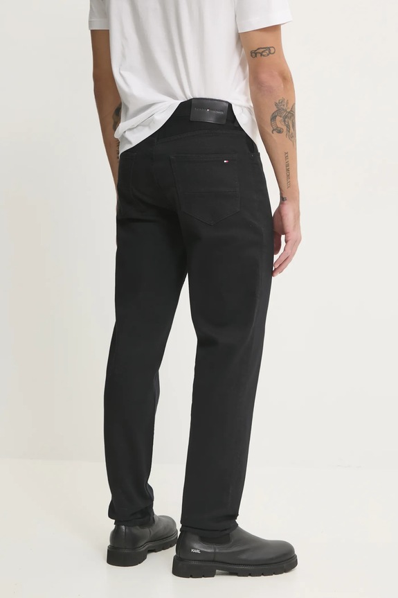 Odzież Tommy Hilfiger jeansy MW0MW39040 czarny