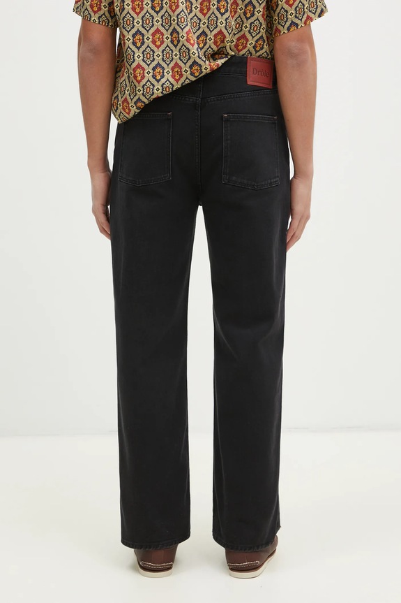 Одяг Джинси Drôle de Monsieur Le Jean Noir F.BP164.CO187.BL чорний