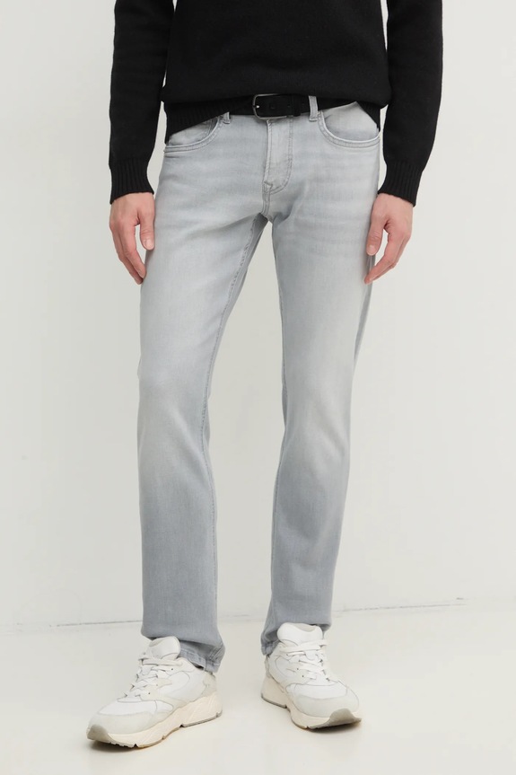 Rifle Pepe Jeans STRAIGHT JEANS CASH sivá PM207393UM2